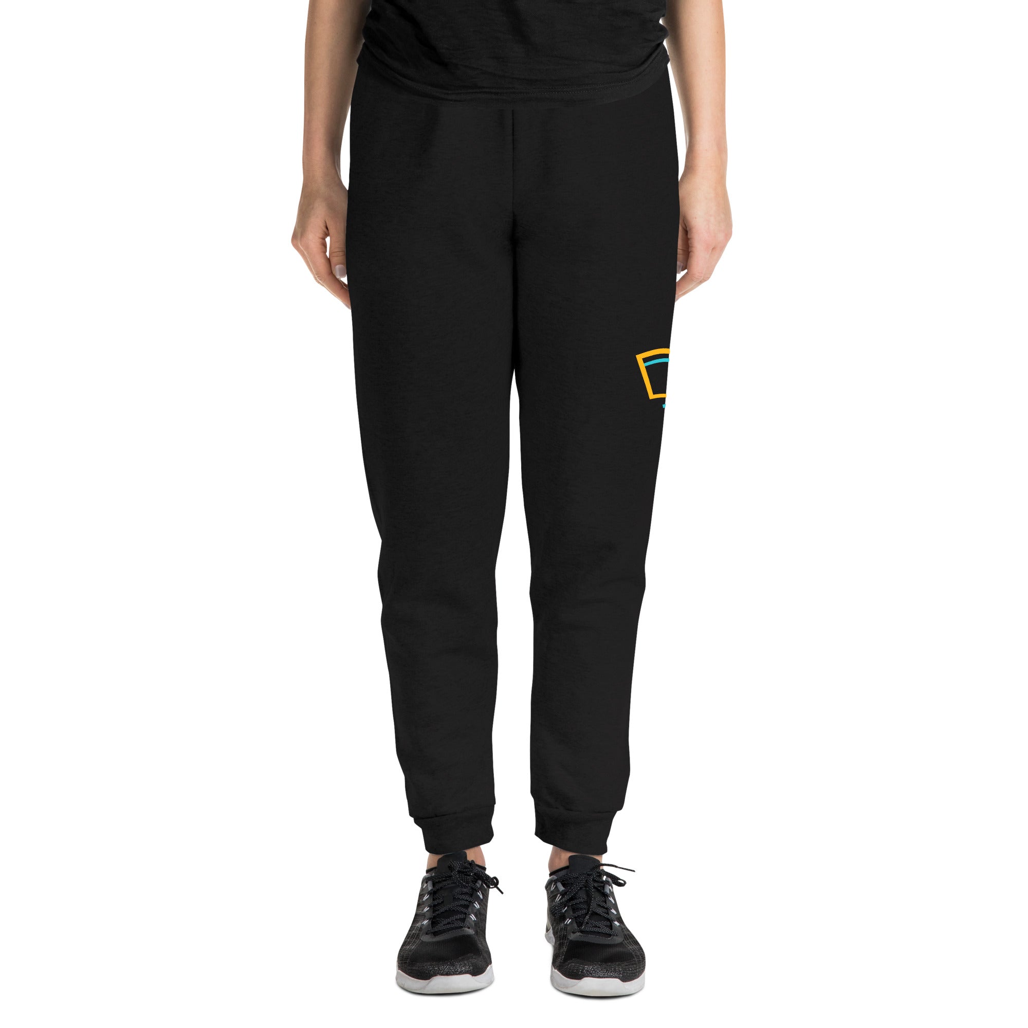 Unisex Joggers with Geometric Pattern